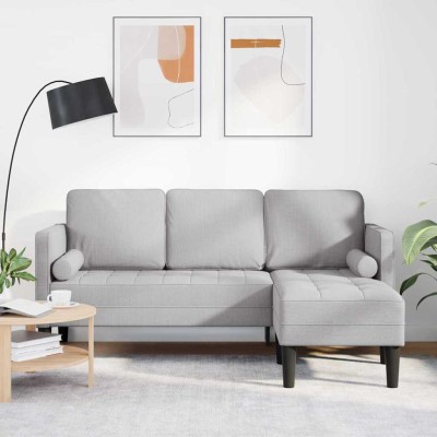 Juego de Sofá Gris nube 173 x 131 x 67 cm tela