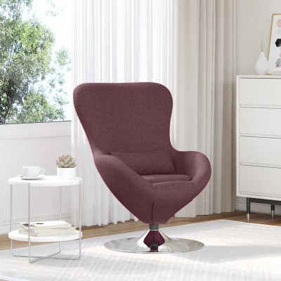Sillón huevo Morado tela