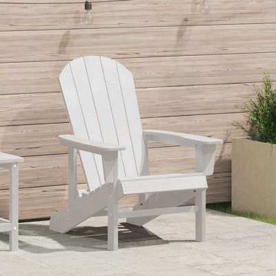 Silla Adirondack Blanco 74 x 82 x 92cm Plástico