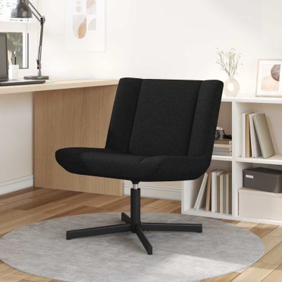 Silla giratoria Negro 63 x 75 x 76 cm tela