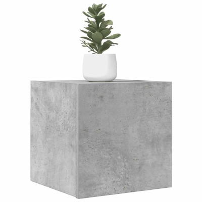 Muebles de salón de pared 2 uds gris hormigón 30,5x30x30 cm